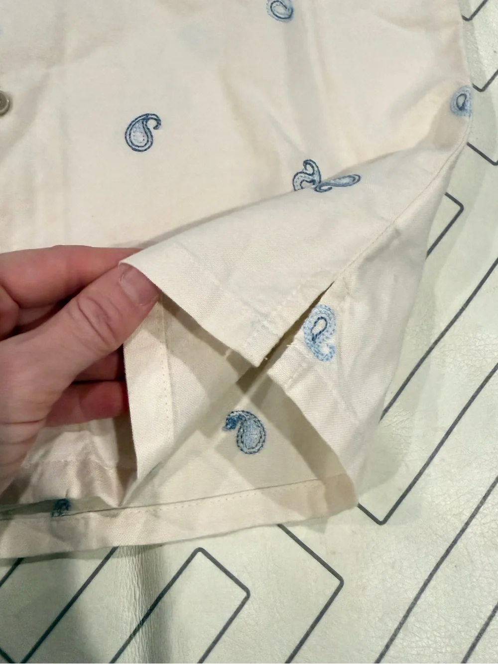 Gingersnaps Cream Short Sleeve Button Down